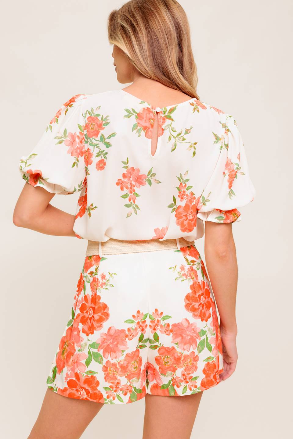 LOVELY DAYS IVORY WOVEN SHORT Flying Tomato