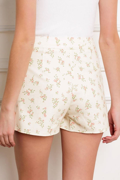 FLORAL FANTASY WOVEN SKORT