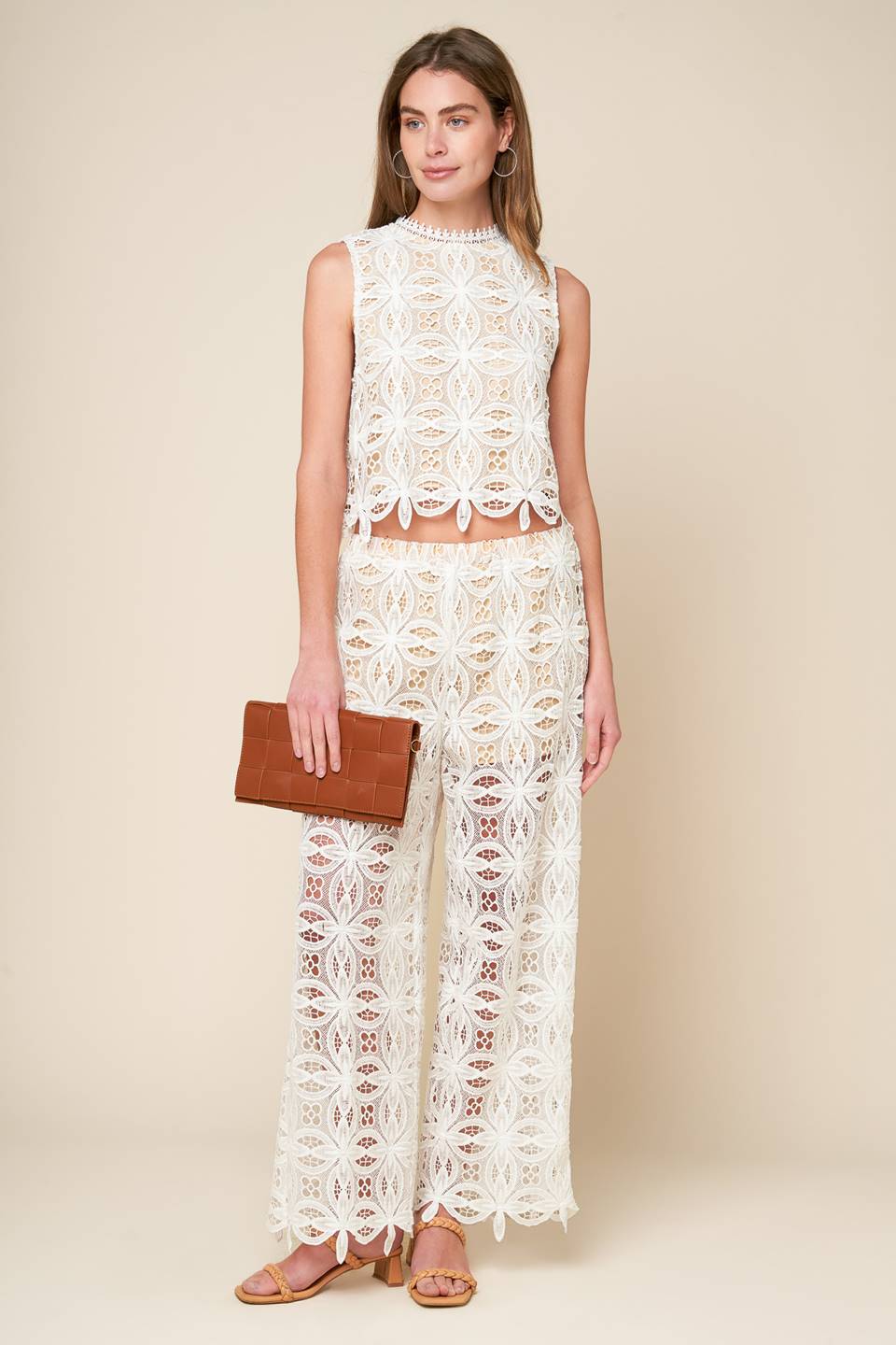 MEMORABLE FLIRT WOVEN LACE PANTS Flying Tomato