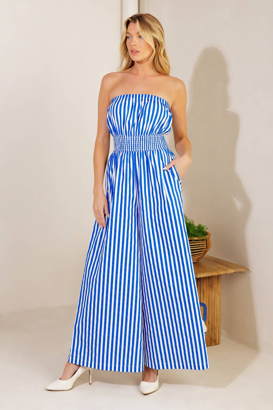 FINALLY MY TIME WOVEN JUMPSUIT Flying Tomato