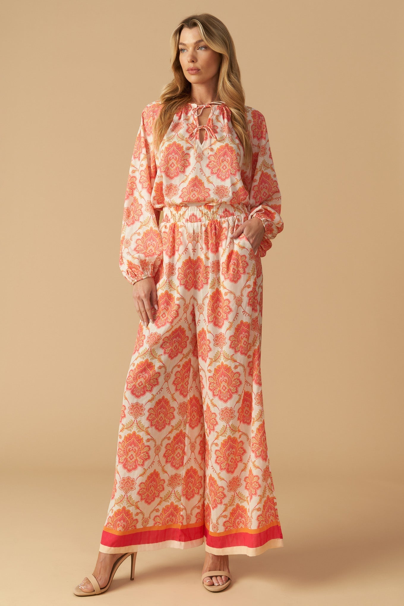 INTO THE NIGHT WOVEN TOP Flying Tomato