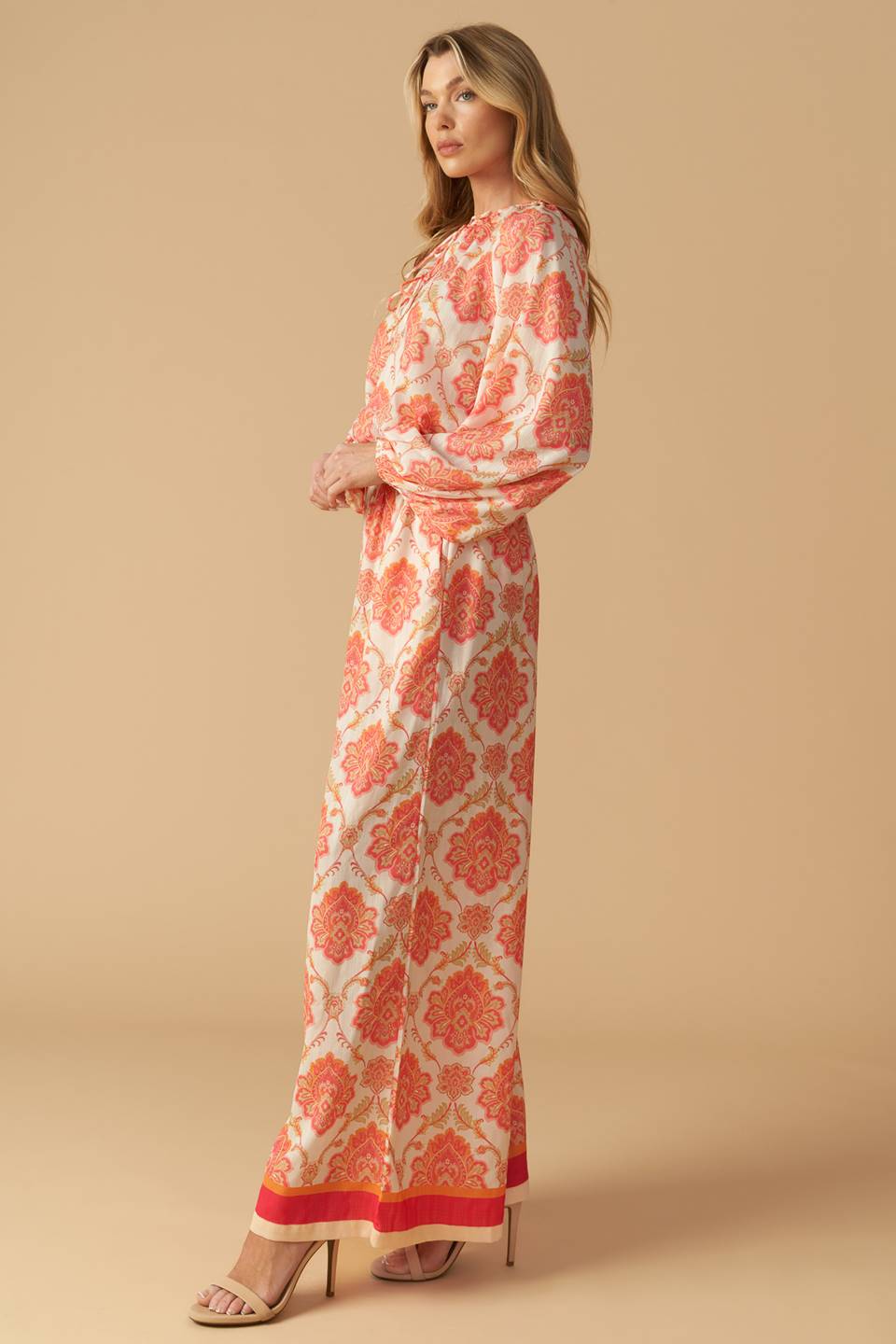 INTO THE NIGHT WOVEN WIDE LEG PANTS Flying Tomato