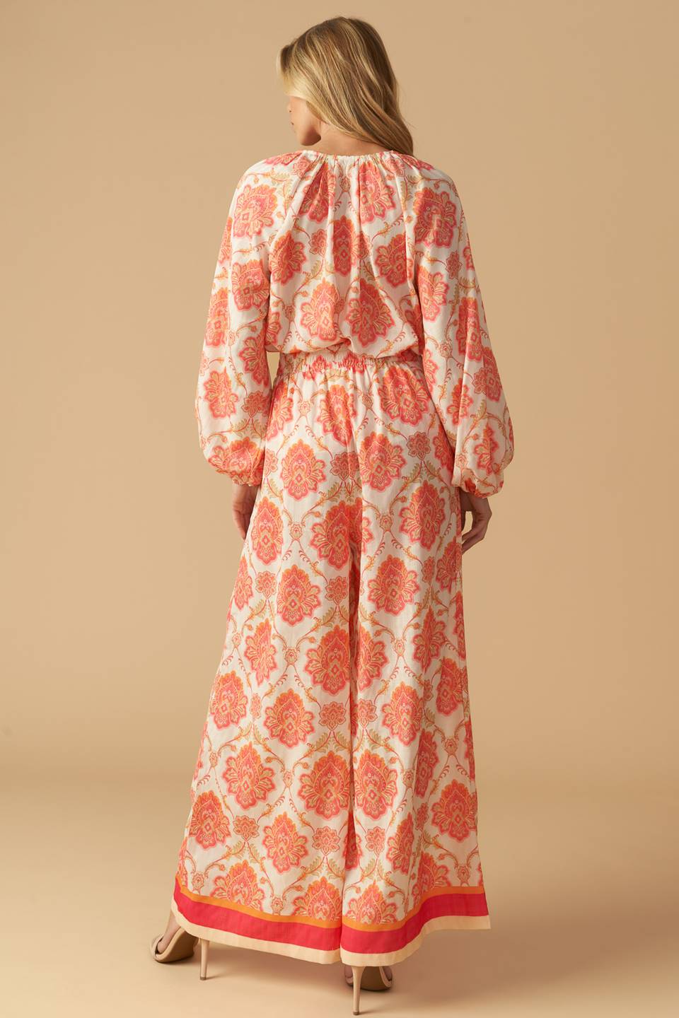 INTO THE NIGHT WOVEN WIDE LEG PANTS Flying Tomato