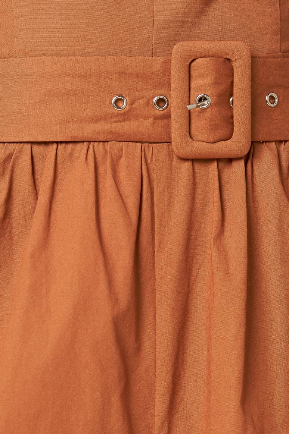 ELEVATED ICON BROWN WOVEN JUMPSUIT Flying Tomato