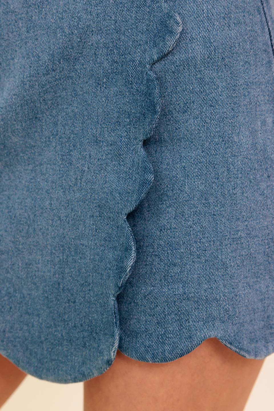 DREAM A LITTLE DENIM SKORT Flying Tomato