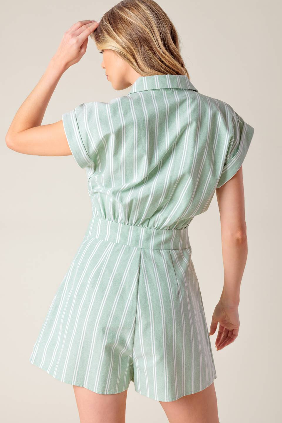 BRIDGET LA FRANCE WOVEN ROMPER Flying Tomato