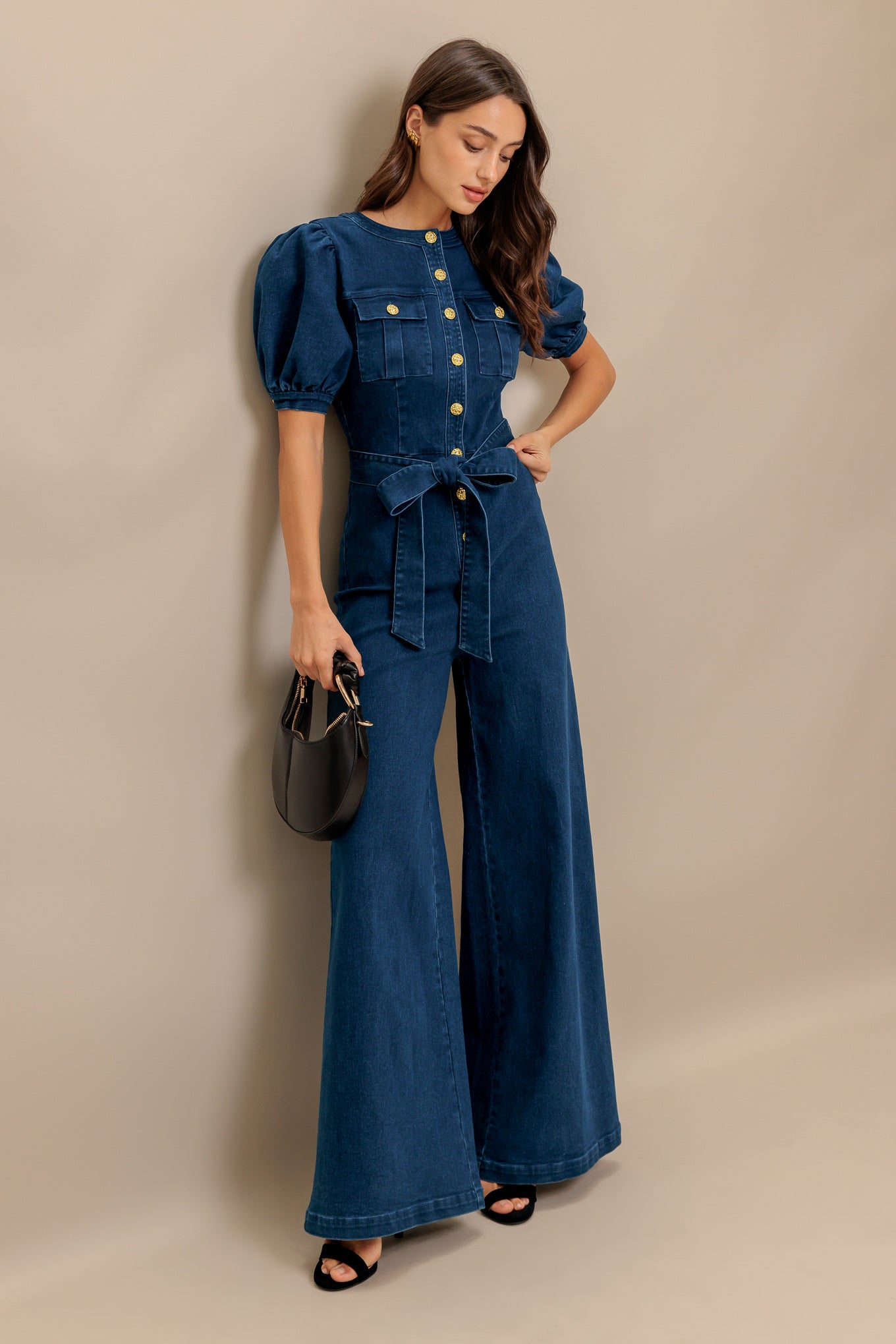 UTILITY QUEEN DENIM JUMPSUIT Flying Tomato