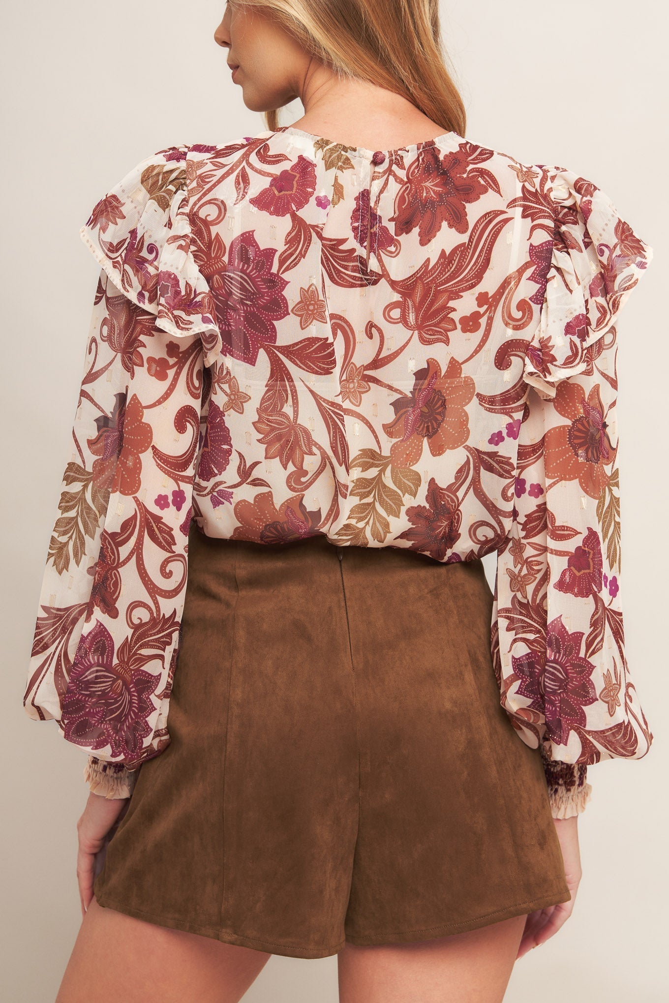 AUTUMN STARLET FAUX SUEDE SKORT Flying Tomato