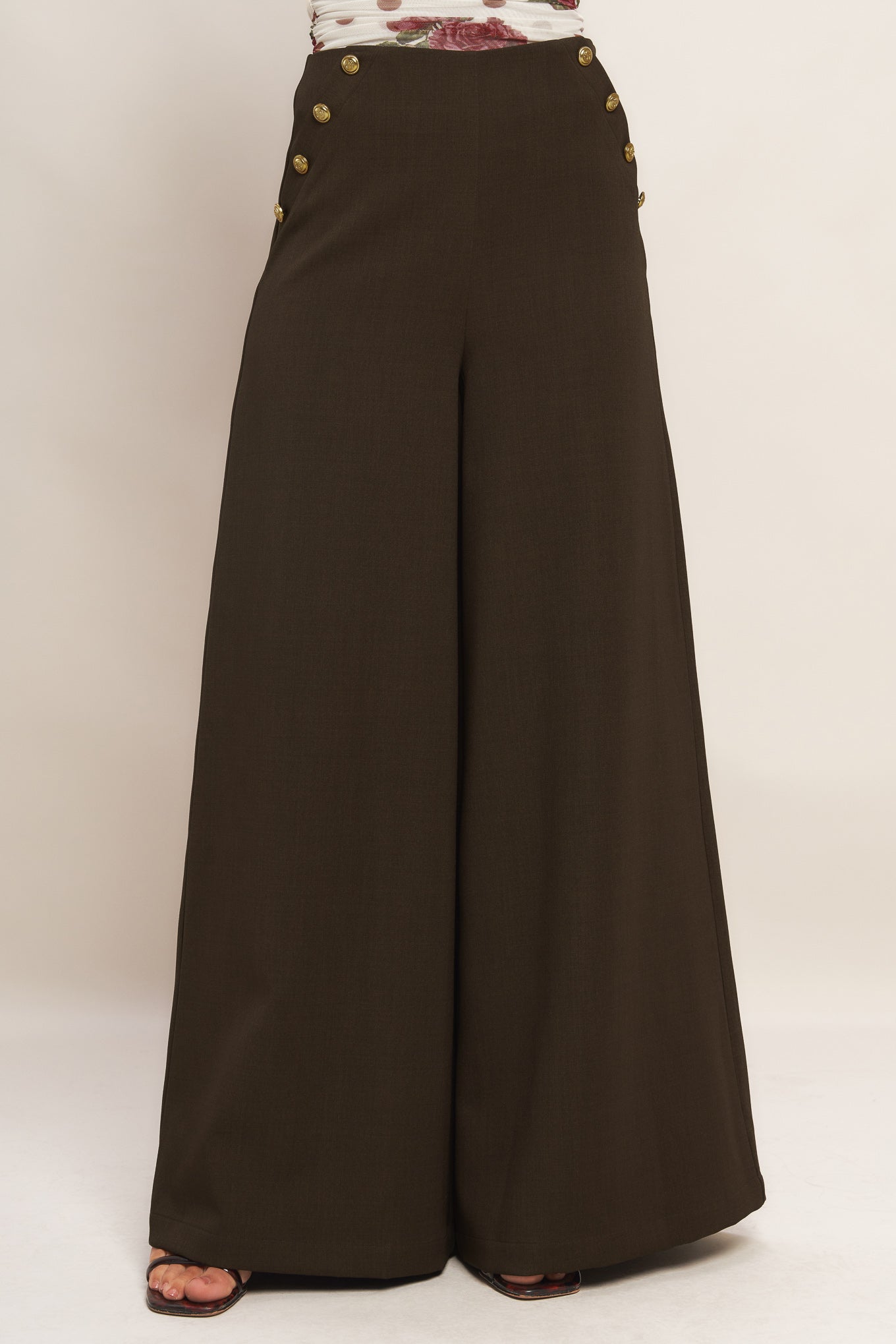 CHOCOLATE FALL WOVEN PANTS Flying Tomato