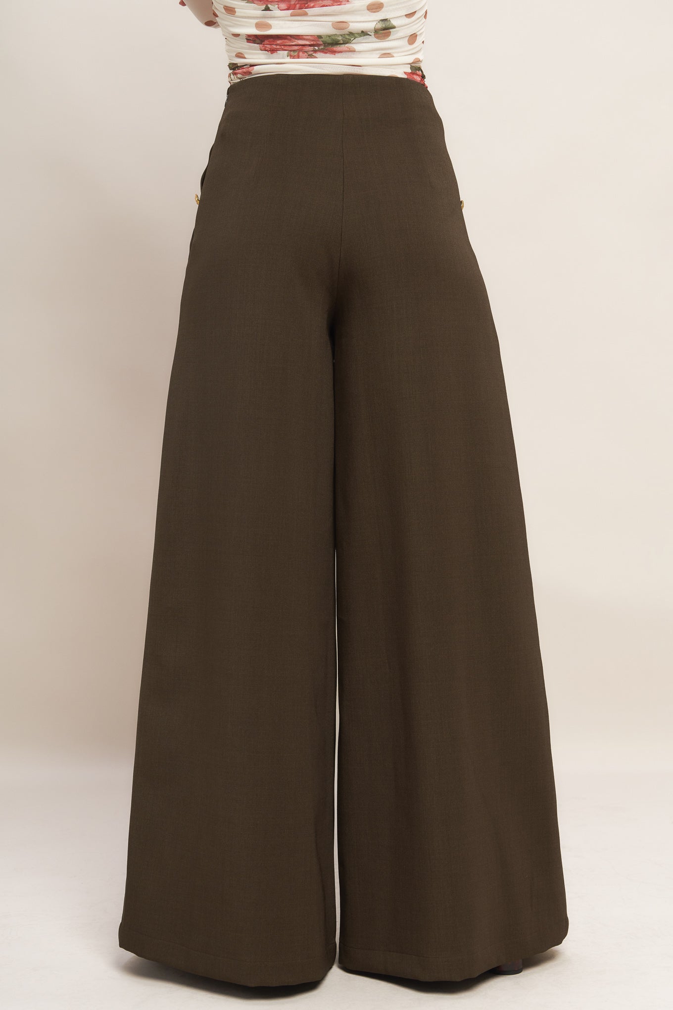 CHOCOLATE FALL WOVEN PANTS Flying Tomato