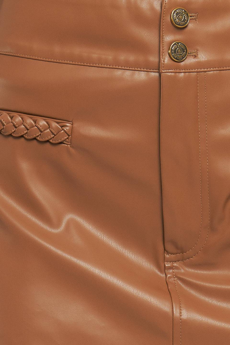 STREET CHIC ESSENTIAL FAUX LEATHER SKORT Flying Tomato