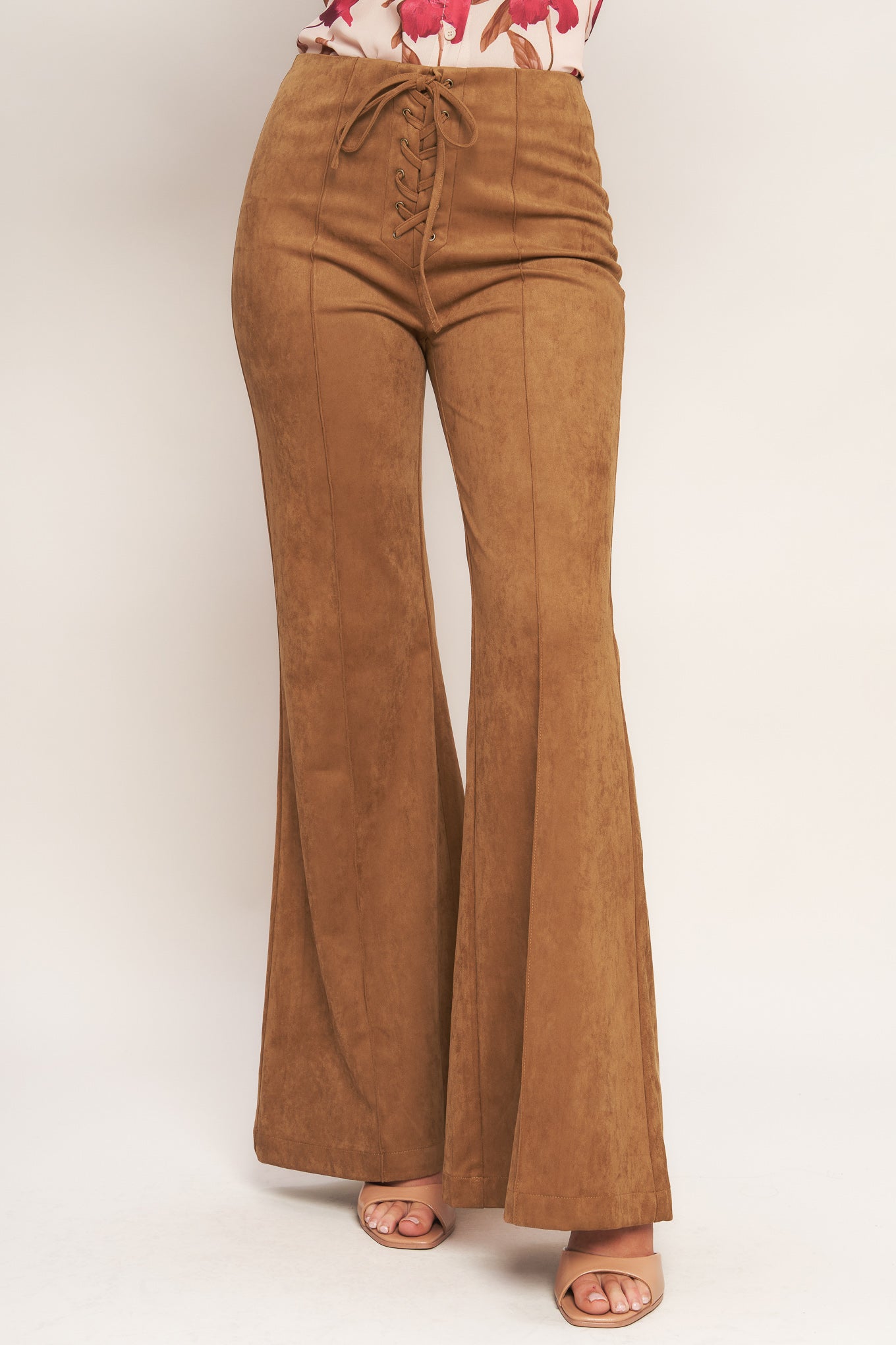 WILD HONEY FAUX SUEDE PANTS Flying Tomato