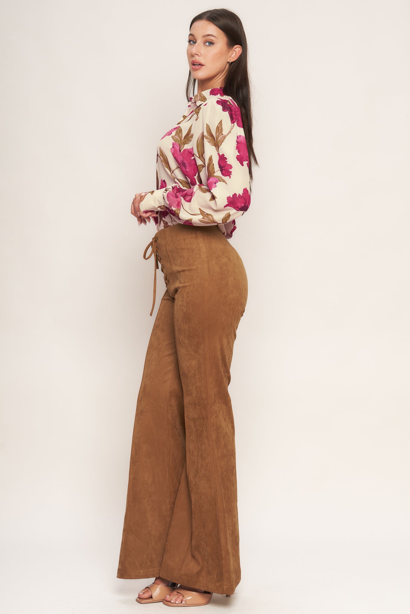 WILD HONEY FAUX SUEDE PANTS Flying Tomato
