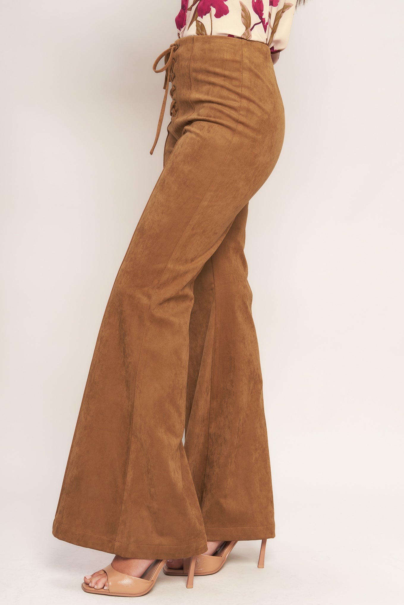 WILD HONEY FAUX SUEDE PANTS Flying Tomato
