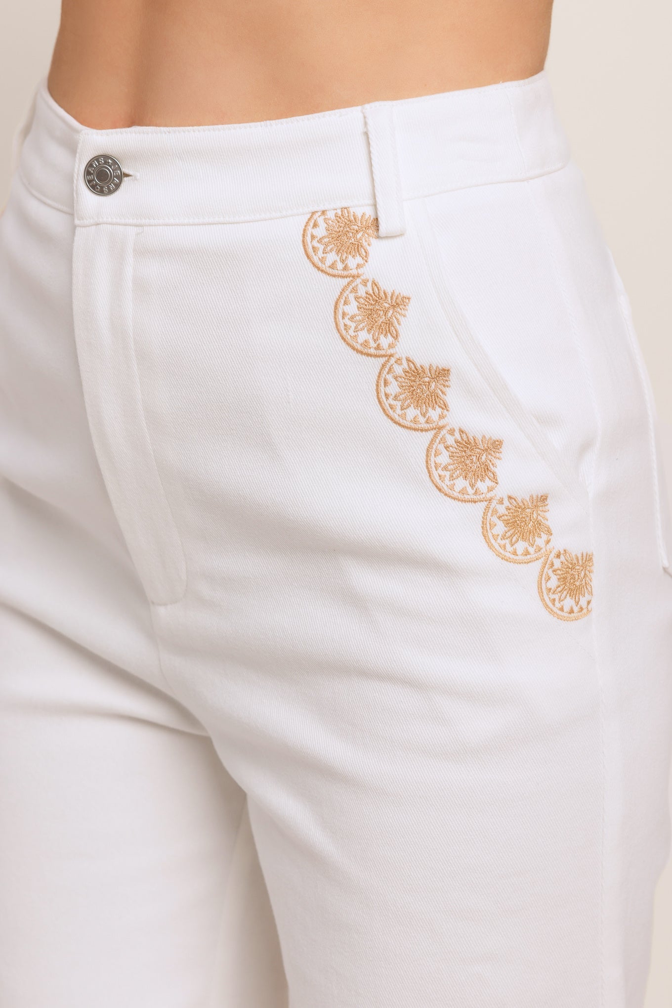 OPEN ROAD WHITE WOVEN PANTS Flying Tomato