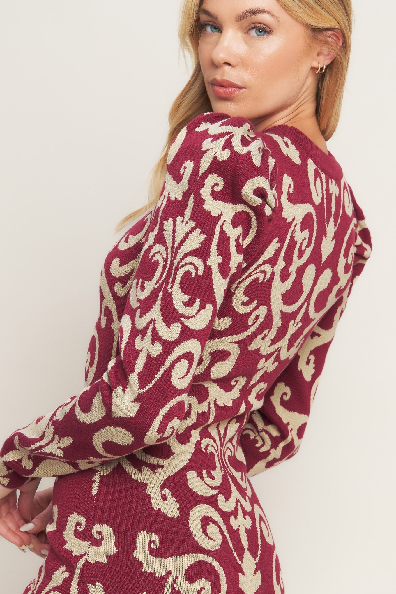 BASK IN LOVE SWEATER MINI DRESS Flying Tomato