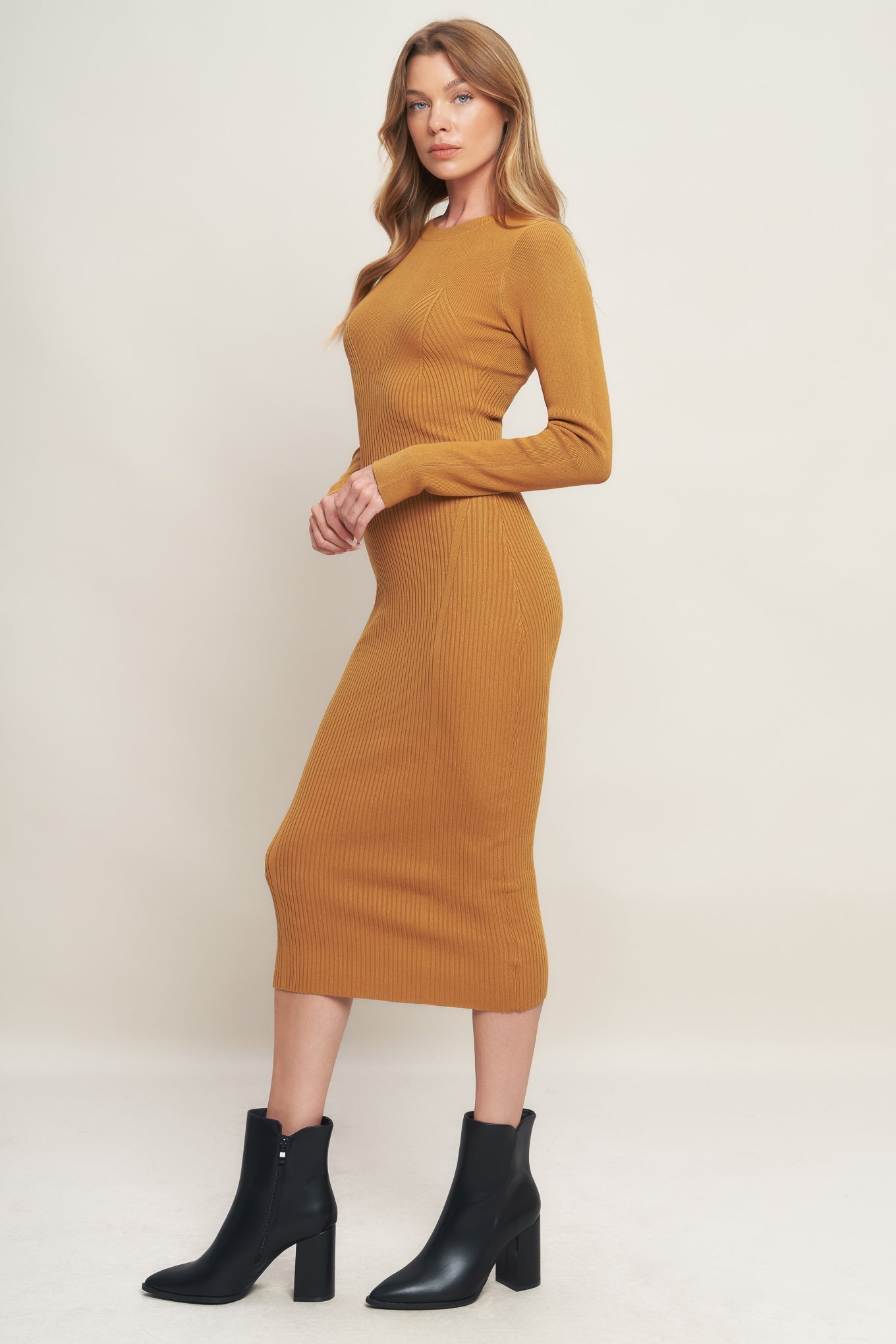 BE WITH YOU SWEATER MIDI DRESS Flying Tomato
