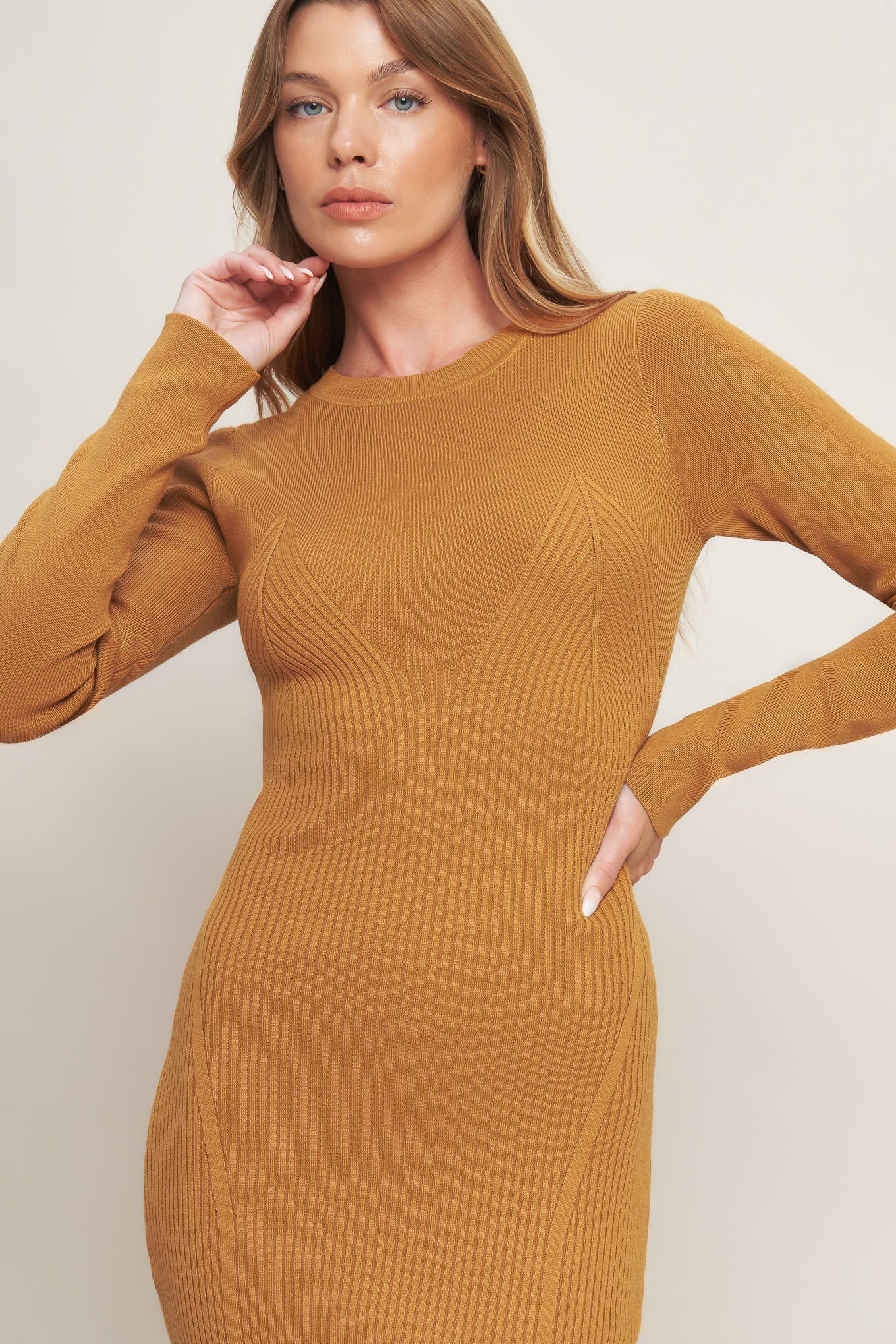 BE WITH YOU SWEATER MIDI DRESS Flying Tomato