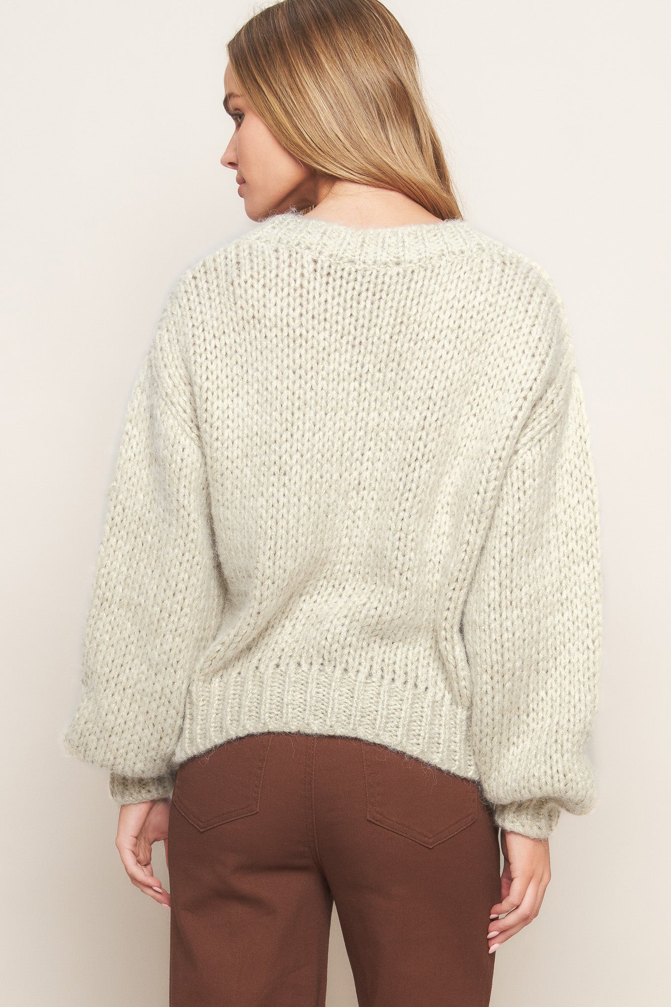 EARTHY TOUCH SWEATER KNIT TOP Flying Tomato