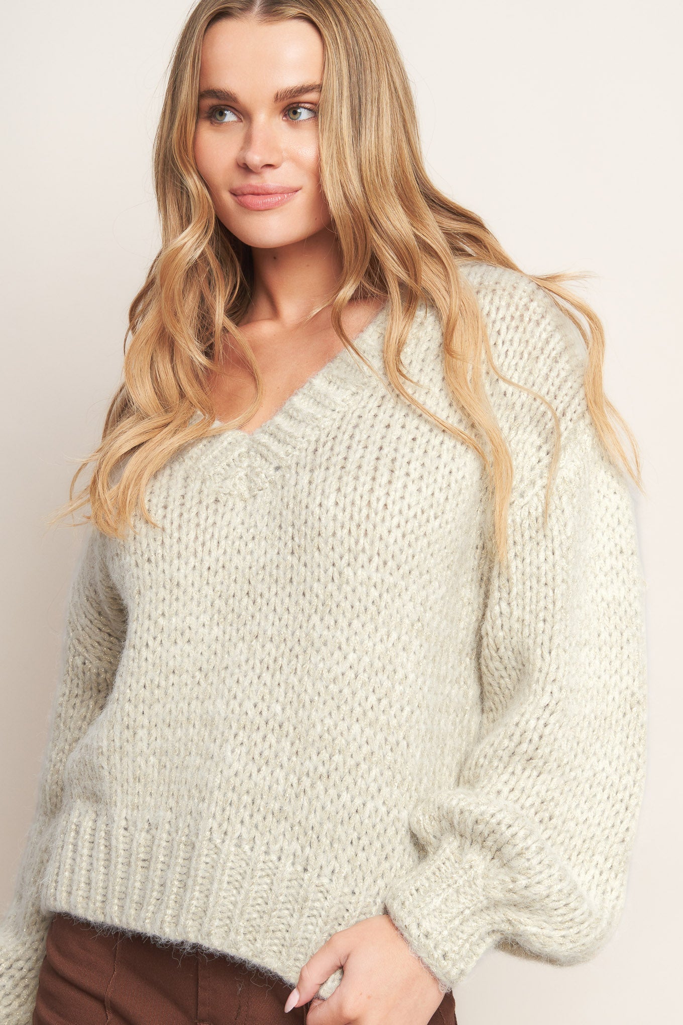EARTHY TOUCH SWEATER KNIT TOP Flying Tomato
