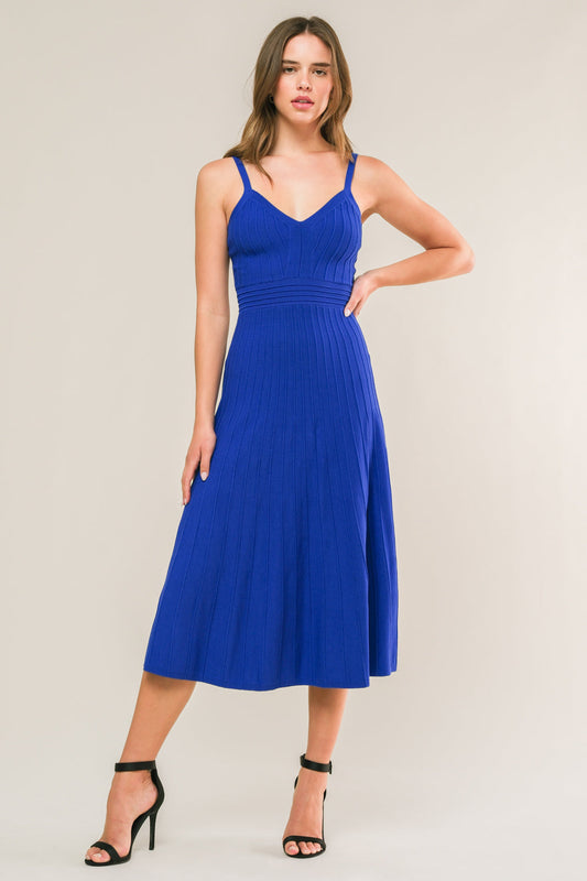 BREEZY WALKS KNIT MIDI DRESS Flying Tomato