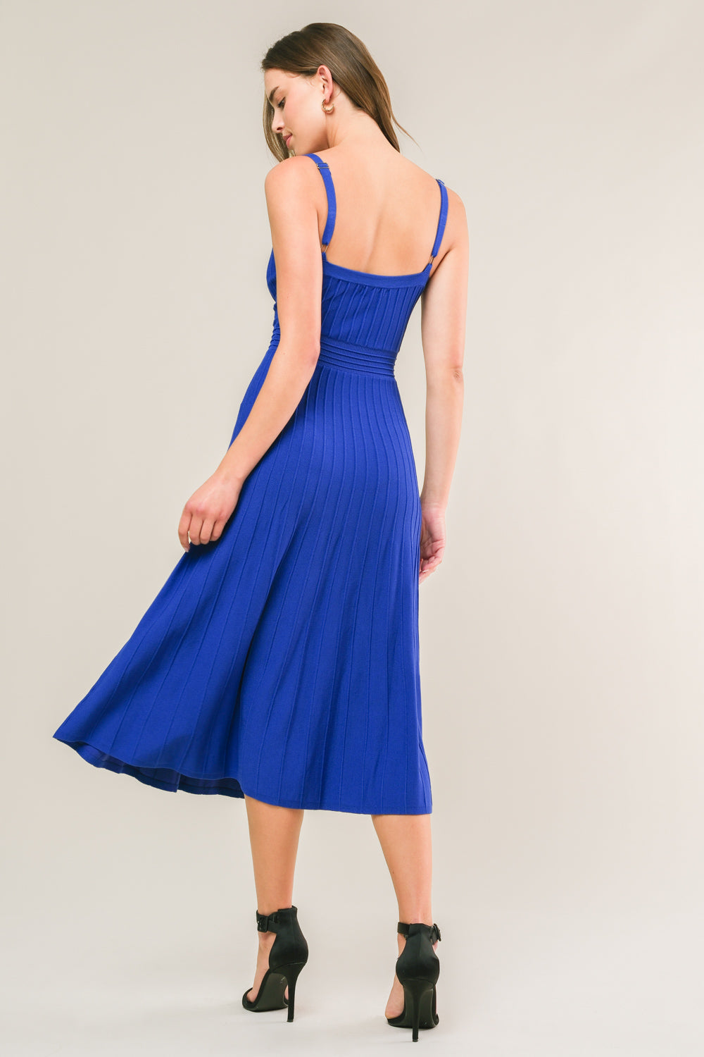 BREEZY WALKS KNIT MIDI DRESS Flying Tomato