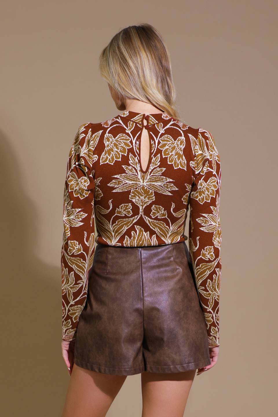 WARM AFTERNOONS JACQUARD SWEATER TOP Flying Tomato