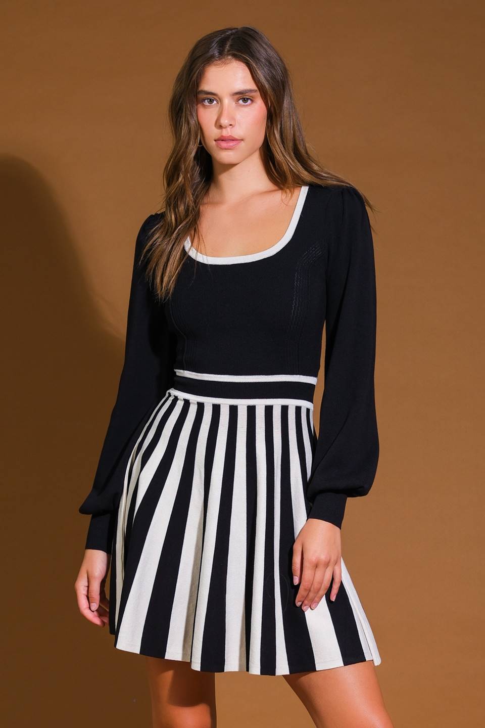 SOFT ATTITUDE WOVEN MINI DRESS Flying Tomato