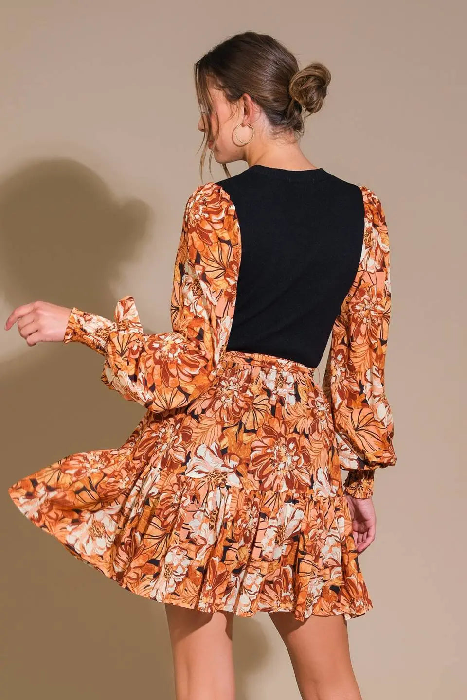 FLIRTY DREAMER SWEATER MINI DRESS Flying Tomato