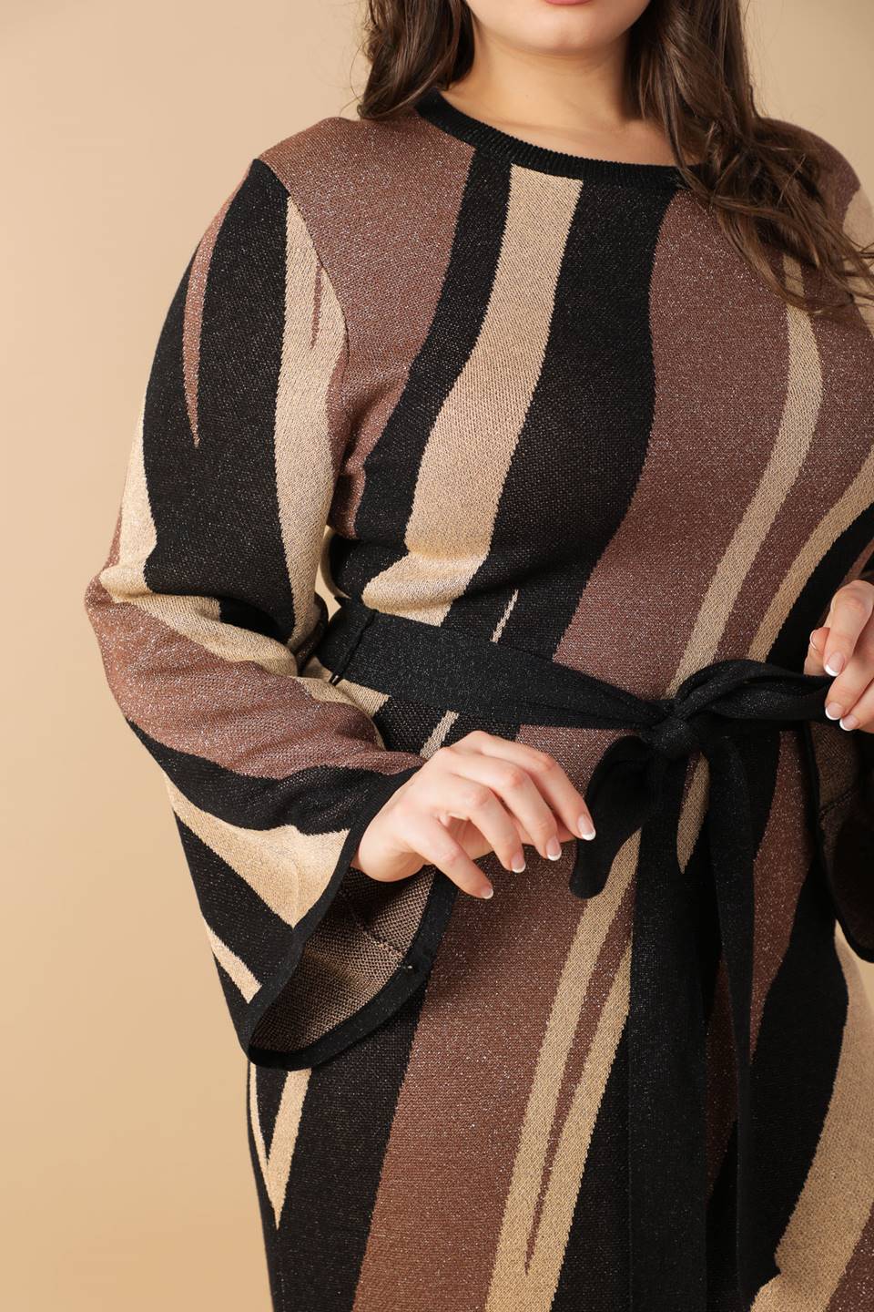 PUT ON A SMILE MIDI SWEATER DRESS Flying Tomato