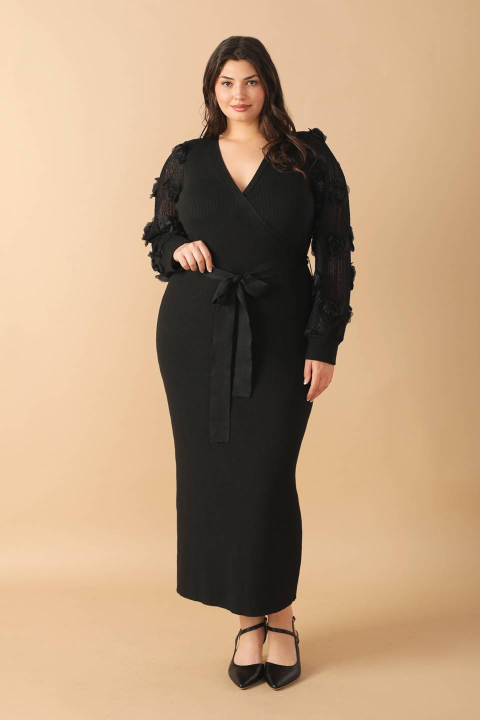 PERFECT BALANCE  SWEATER MIDI DRESS Flying Tomato