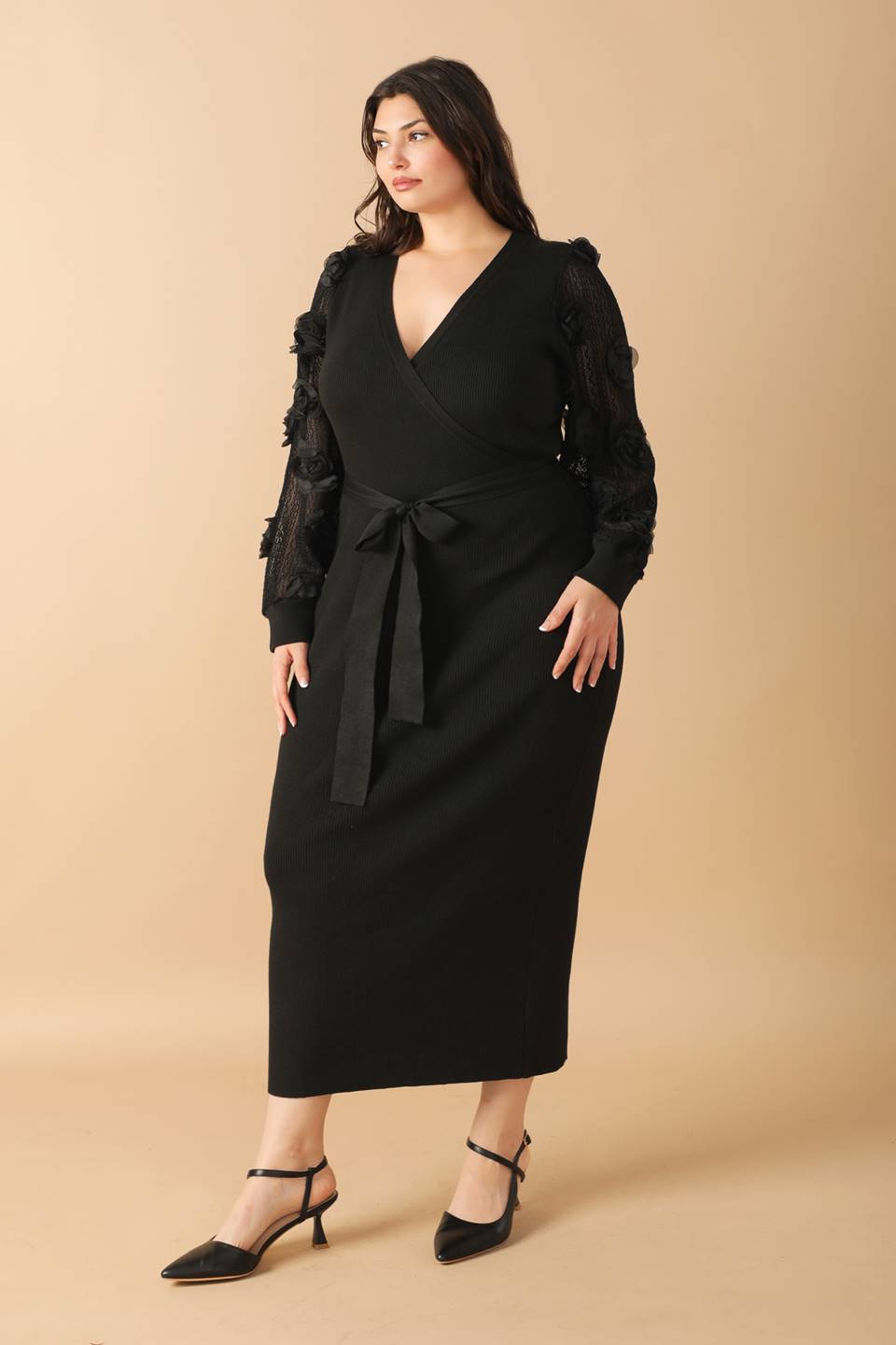 PERFECT BALANCE  SWEATER MIDI DRESS Flying Tomato