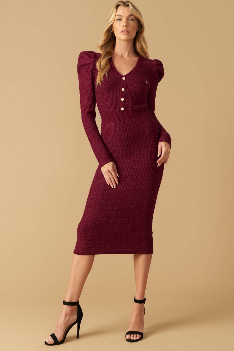 YOUNG LOVE SWEATER MIDI DRESS Flying Tomato