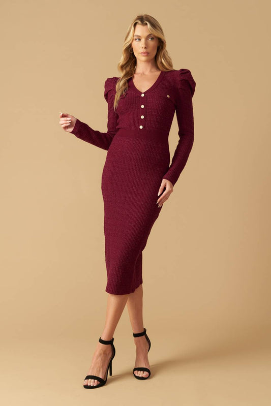 YOUNG LOVE SWEATER MIDI DRESS Flying Tomato