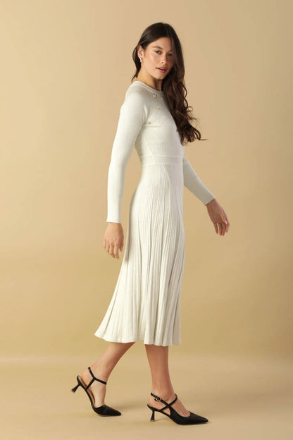 ELEVATED KNIT MIDI DRESS