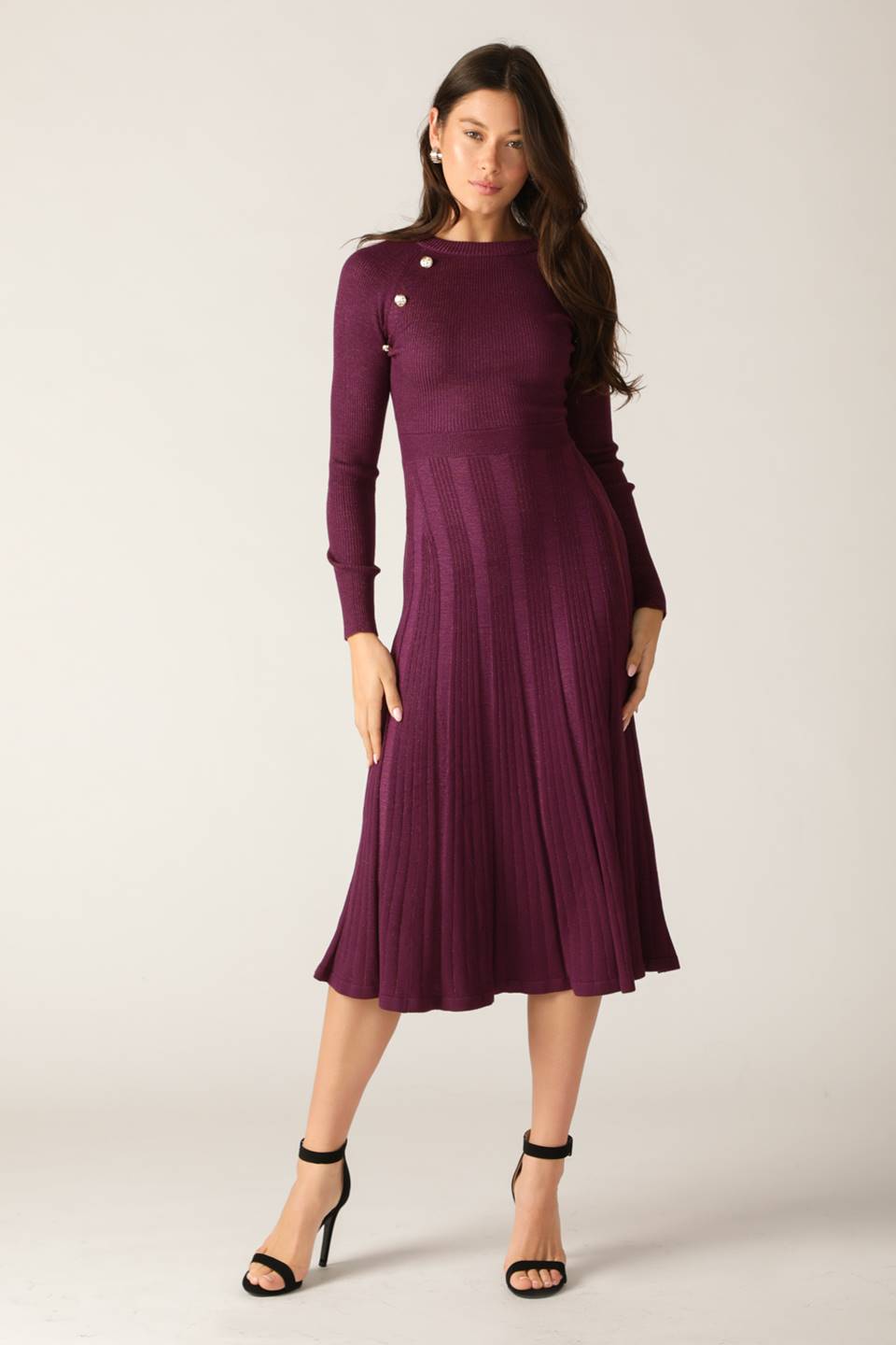 HIGH STANDARDS SWEATER MIDI DRESS Flying Tomato