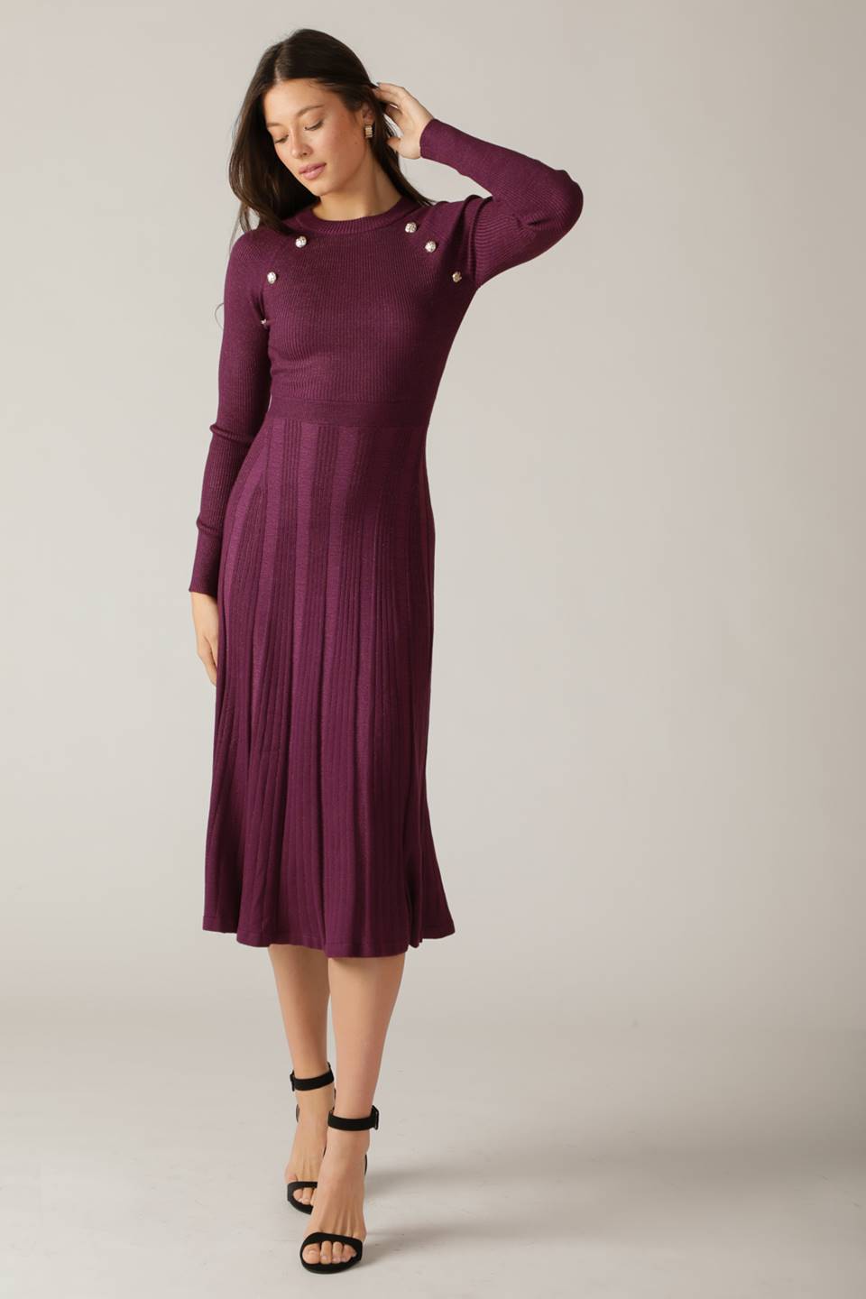 HIGH STANDARDS SWEATER MIDI DRESS Flying Tomato