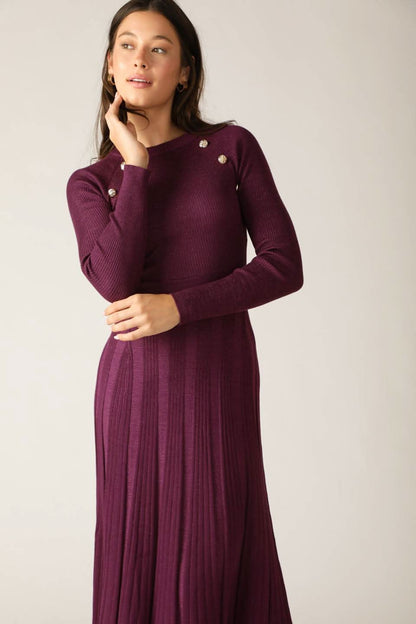 ELEVATED KNIT MIDI DRESS