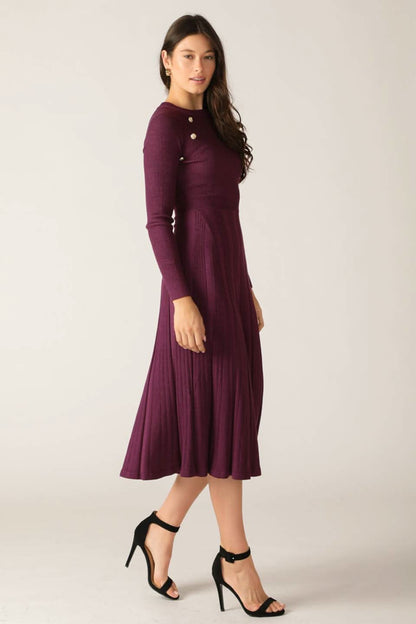 ELEVATED KNIT MIDI DRESS