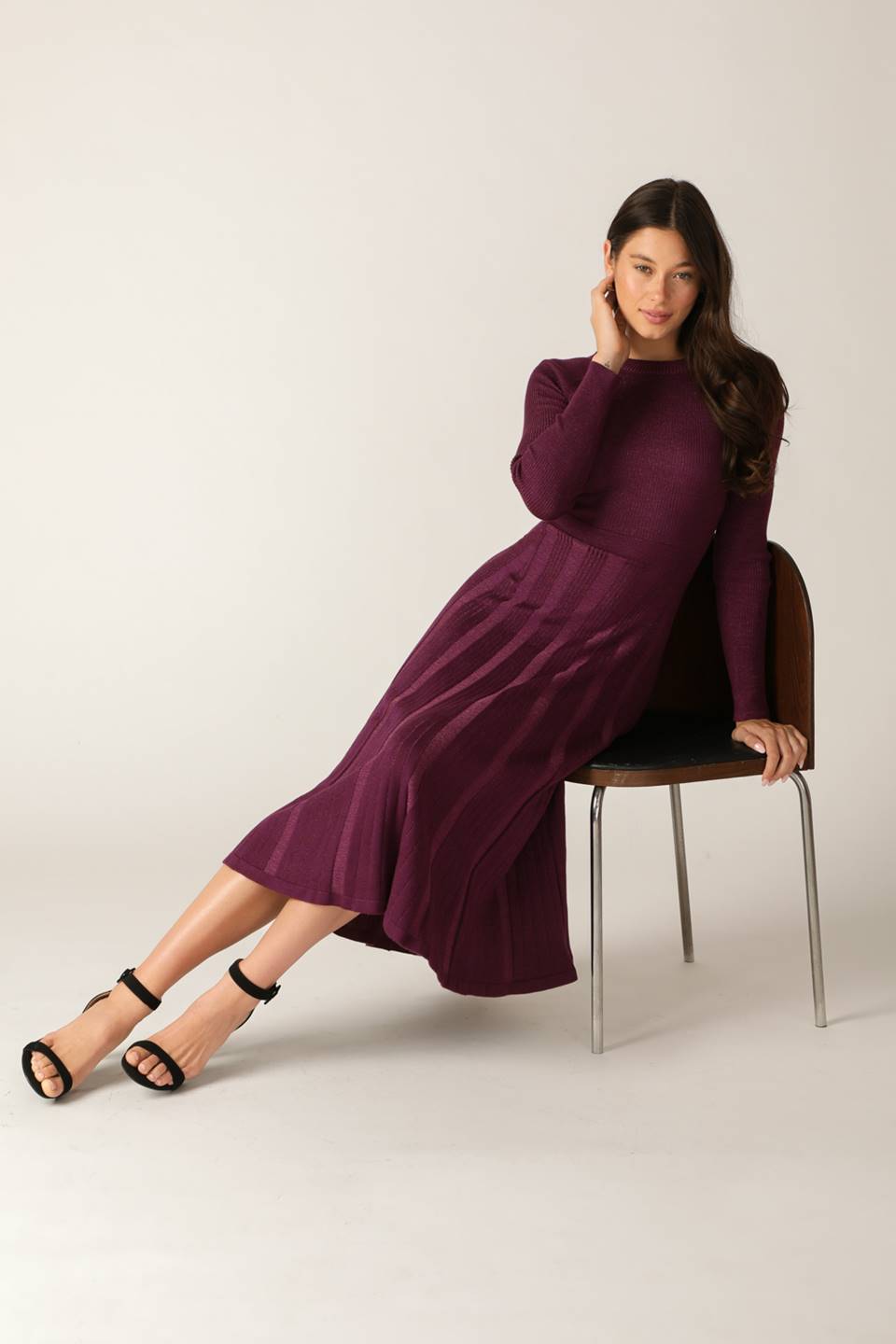 HIGH STANDARDS SWEATER MIDI DRESS Flying Tomato