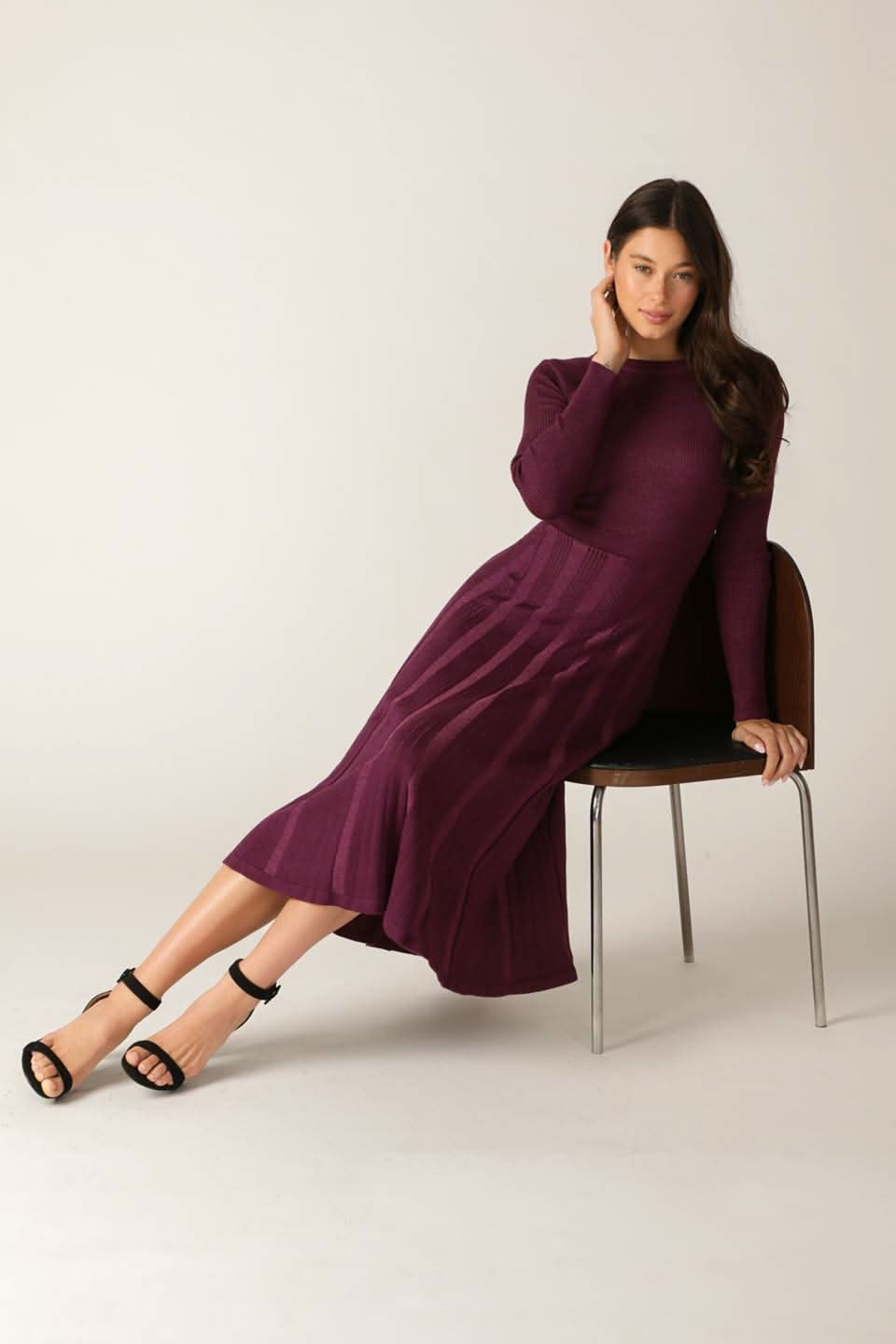 ELEVATED KNIT MIDI DRESS