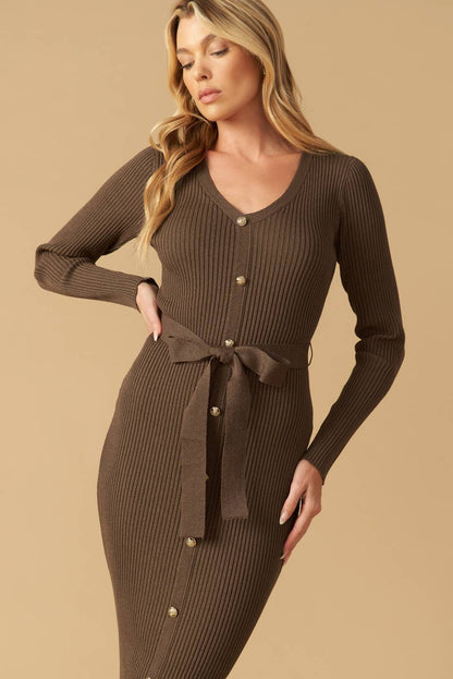 RUNAWAY ICON SWEATER MIDI DRESS