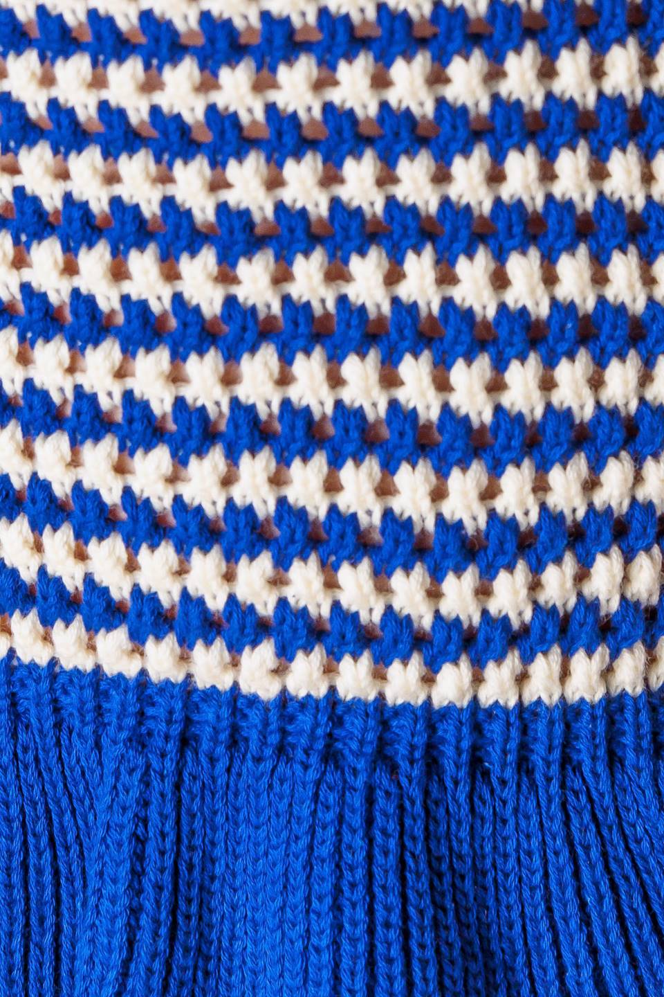 OUT WEST BLUE SWEATER KNIT TOP Flying Tomato