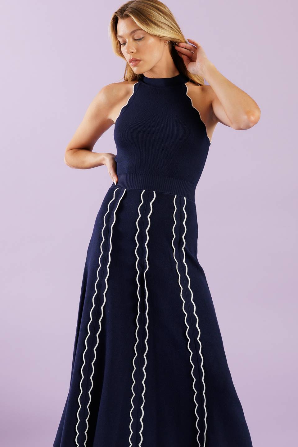 TIME FOR CHEER SWEATER MIDI DRESS Flying Tomato
