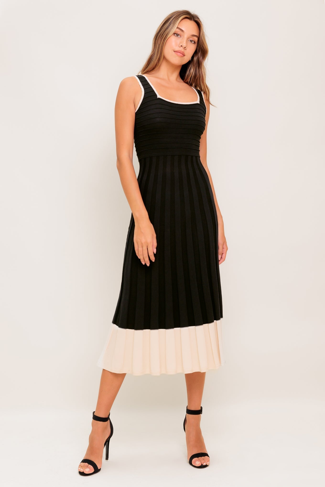 MODERN MUSE KNIT MIDI DRESS Flying Tomato