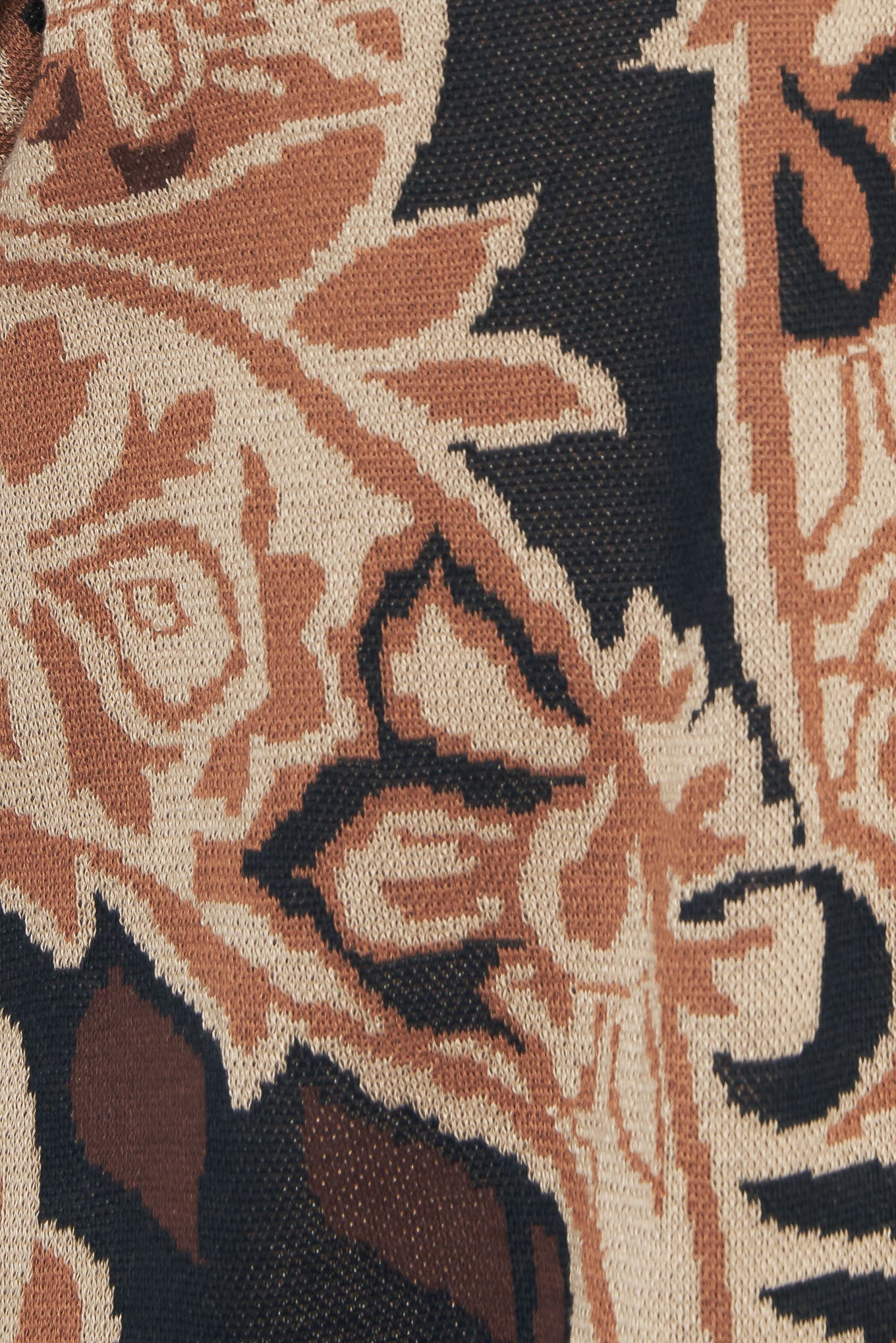 BAROQUE HAVANA SWEATER KNIT MINI DRESS Flying Tomato