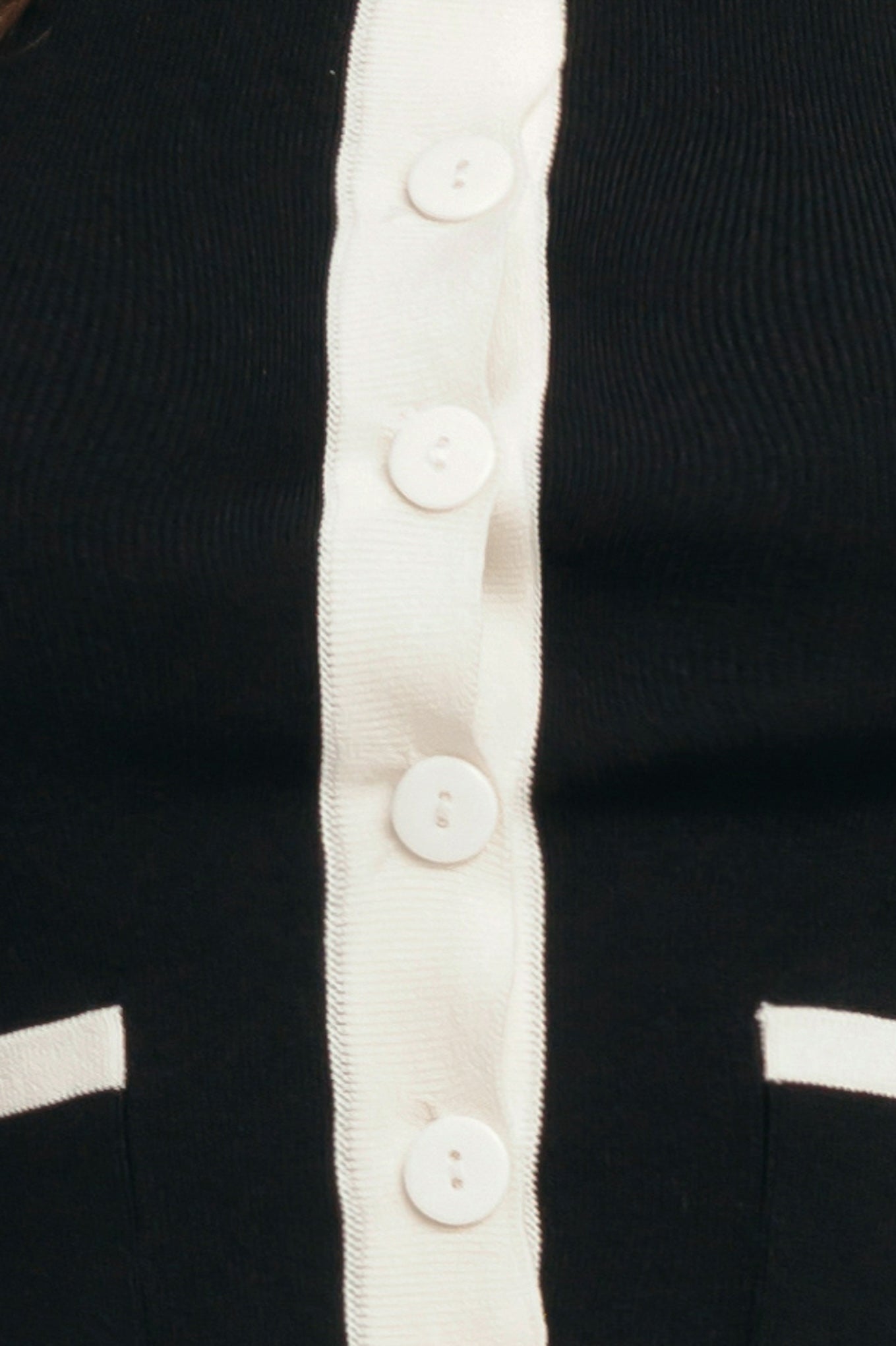 Red Color Block Knit Tank Top With Button Front Pockets Flying Tomato