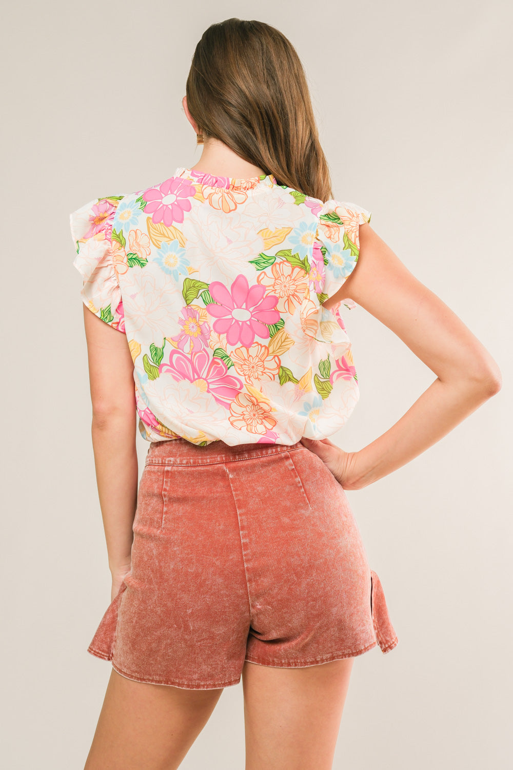 FEELING FABULOUS WOVEN TOP Flying Tomato