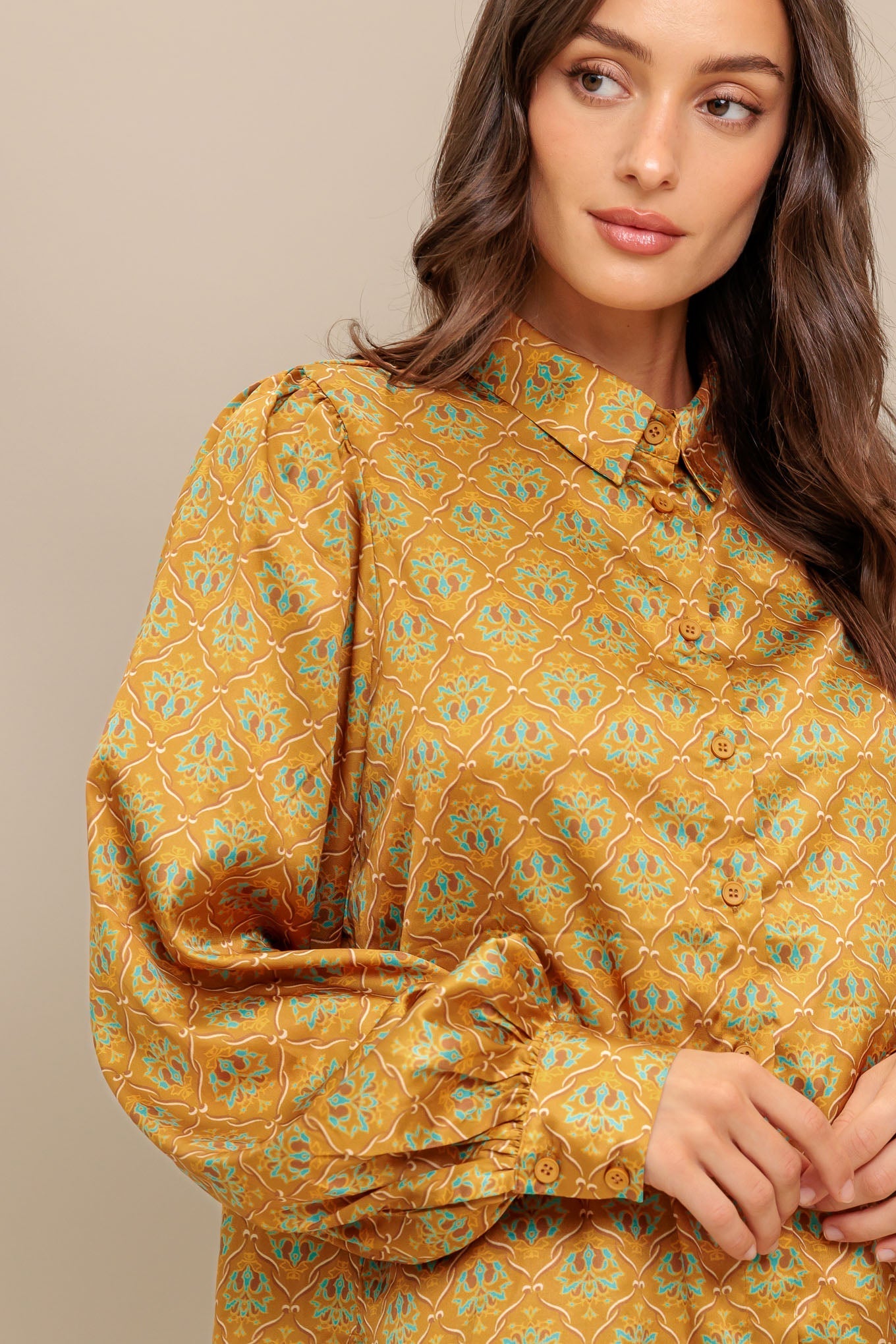 MOROCCAN MUSE WOVEN TOP Flying Tomato