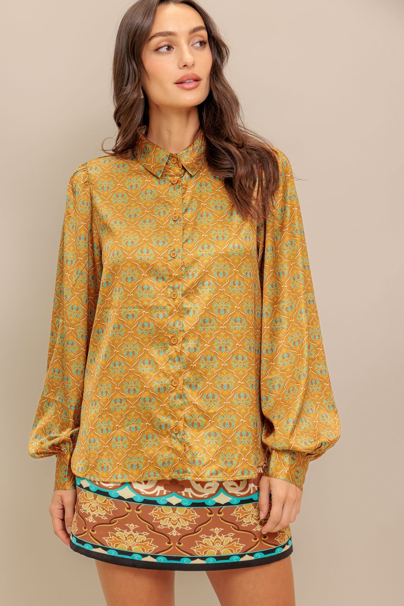 MOROCCAN MUSE WOVEN TOP Flying Tomato